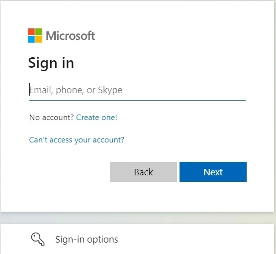 Sign in