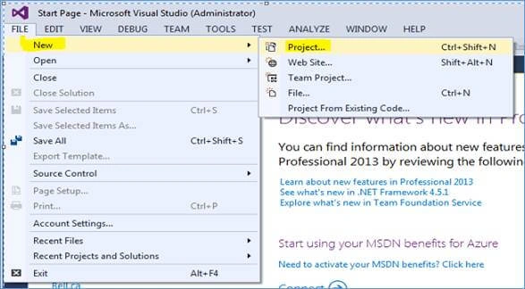 MVC application