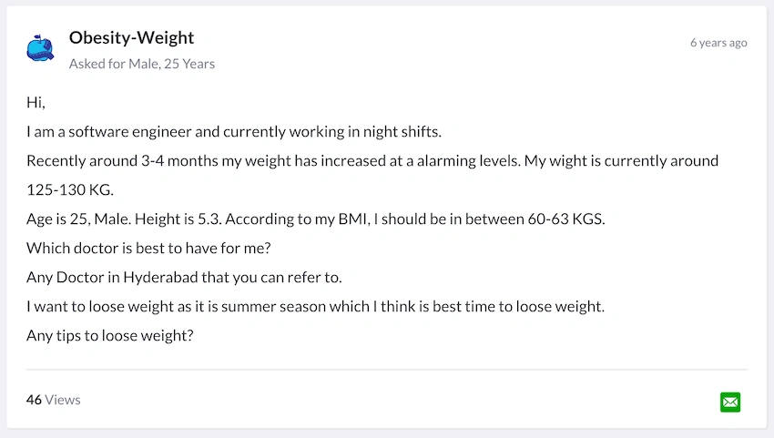 Obesity in software professionals