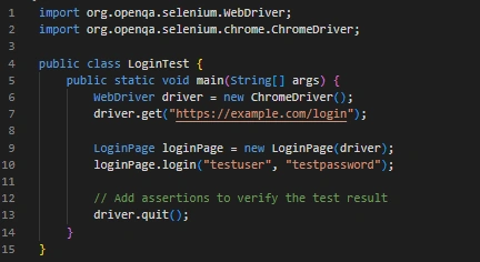 Test script