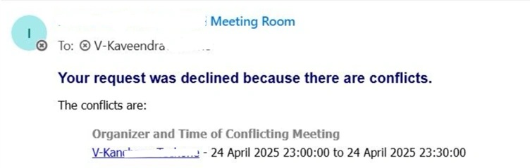 Reject email