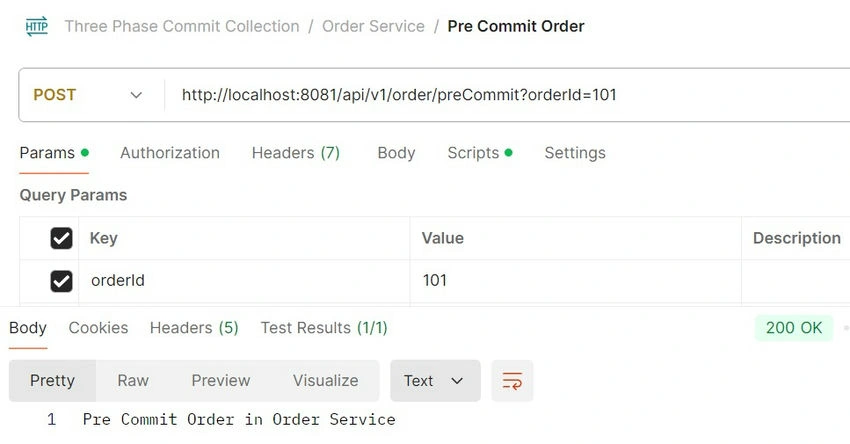 Pre-Commit Order