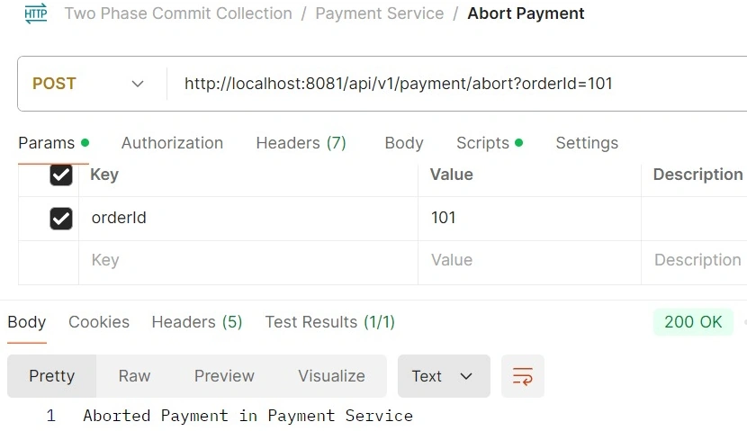  Abort Payment