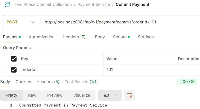 Commit Payment