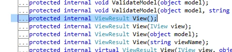 ViewResult