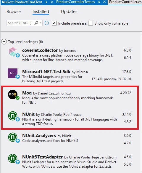 Install required packages