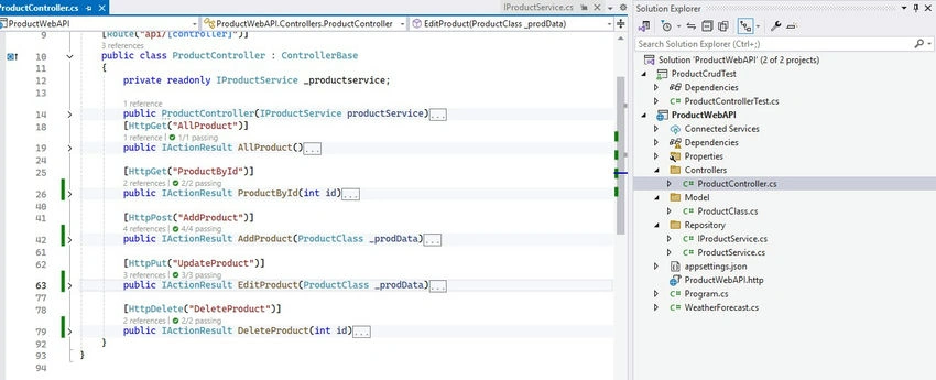 Create a Web API Project