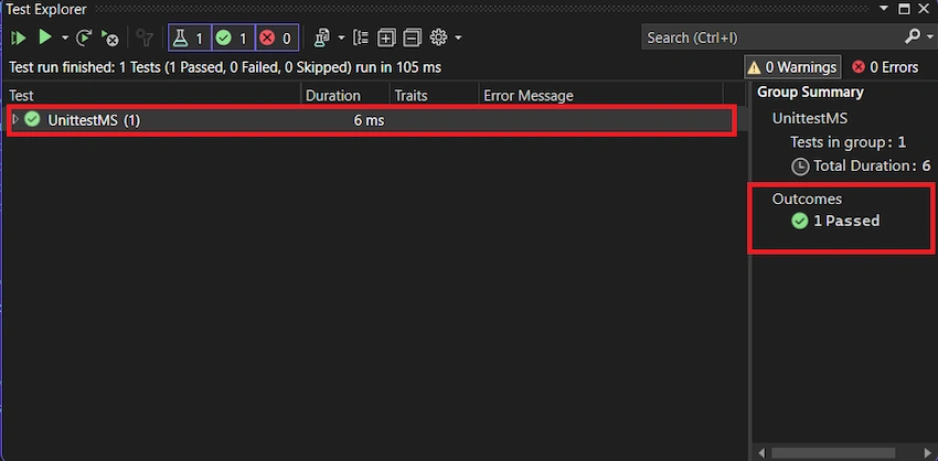 Unit Testing with MS Test