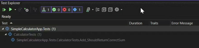 Running the Test