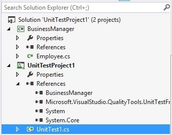 Solution Explorer