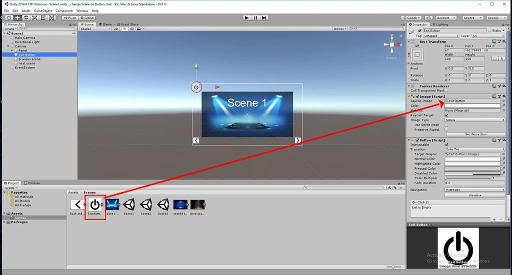 Unity Change Scene On Button Click Using C# Scripts In Unity
