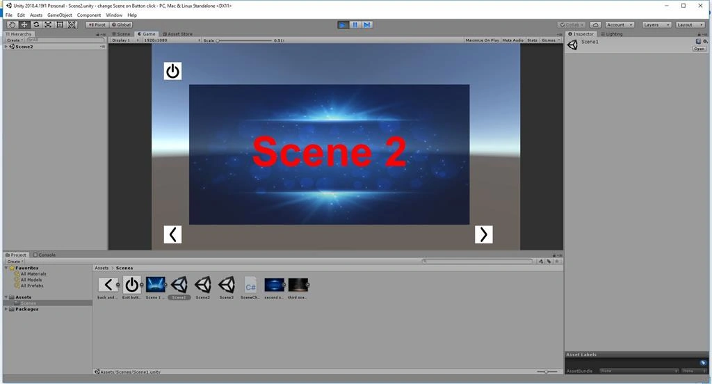 Unity Change Scene On Button Click Using C# Scripts In Unity
