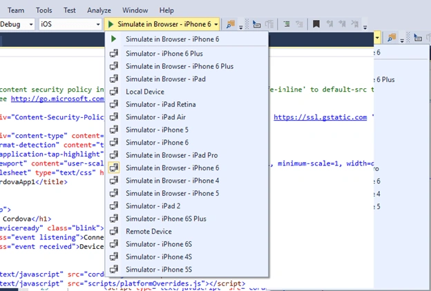 Visual studio