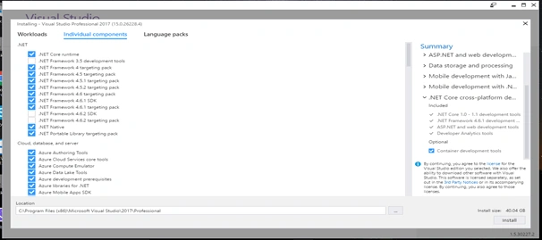 visual studio 2017