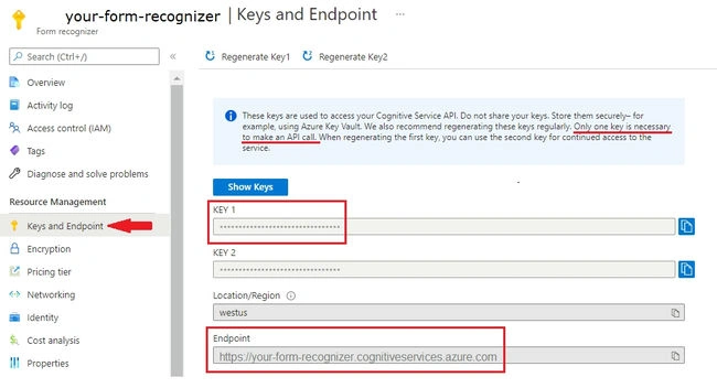 Form Recognizer