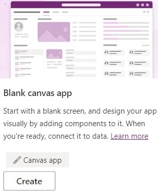 Click on create