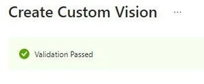 Validation Passed