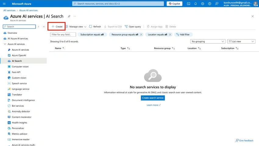 Azure AI Service