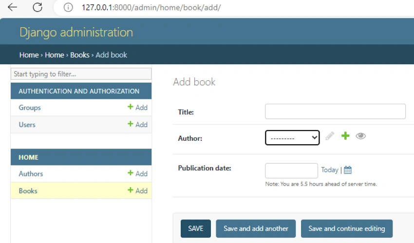Add books