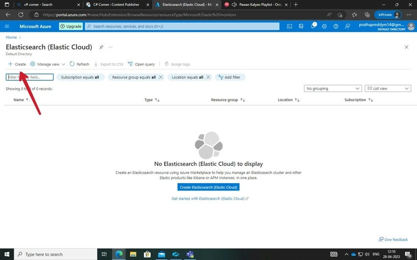 Azure Elasticsearch