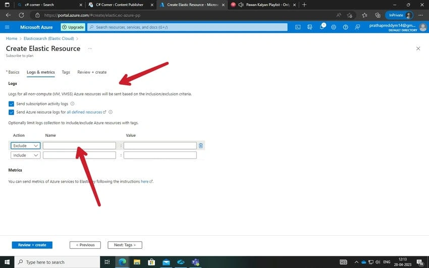 Azure Elasticsearch