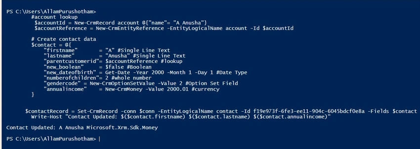 PowerShell script