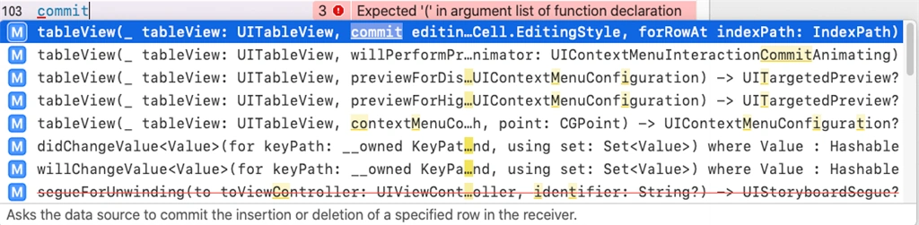 Update And Delete Operations Using Core Data Framework