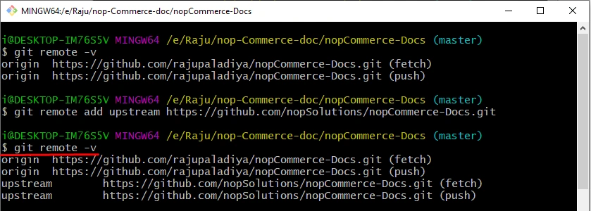 Update Git Fork From Base Repository