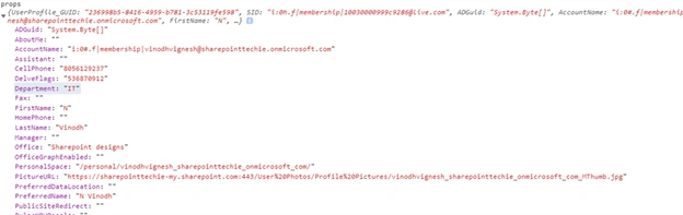 Update User Profile Property Using PnP JS In SharePoint Online