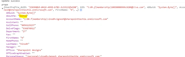 Update User Profile Property Using PnP JS In SharePoint Online