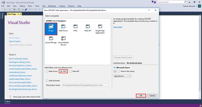 UpdateModel And TryUpdateModel In ASP.NET MVC