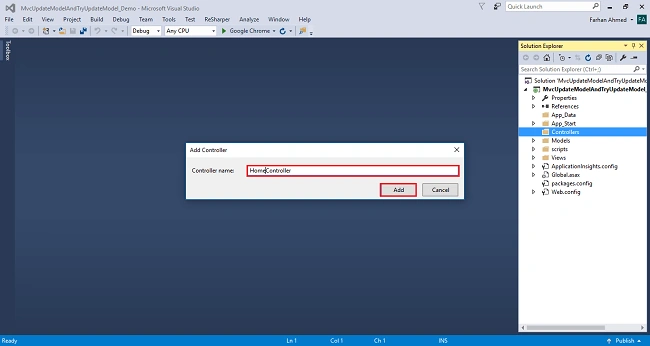 UpdateModel And TryUpdateModel In ASP.NET MVC