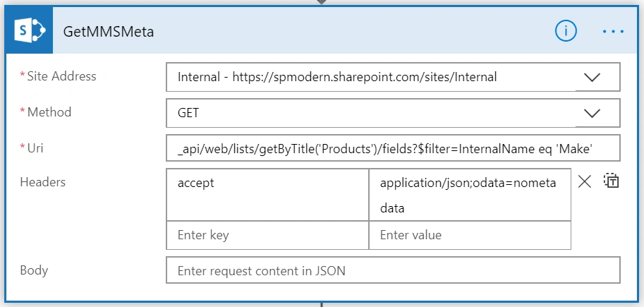 Updating An Managed Metadata (MMS) Column Dynamically In A SharePoint List Using MS Flow