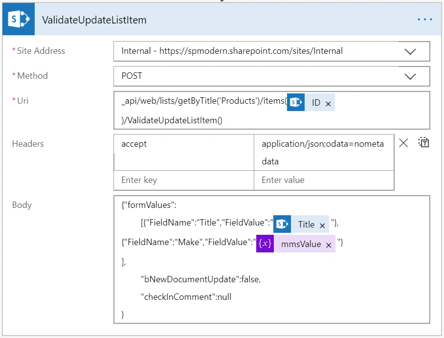 Updating An Managed Metadata (MMS) Column Dynamically In A SharePoint List Using MS Flow