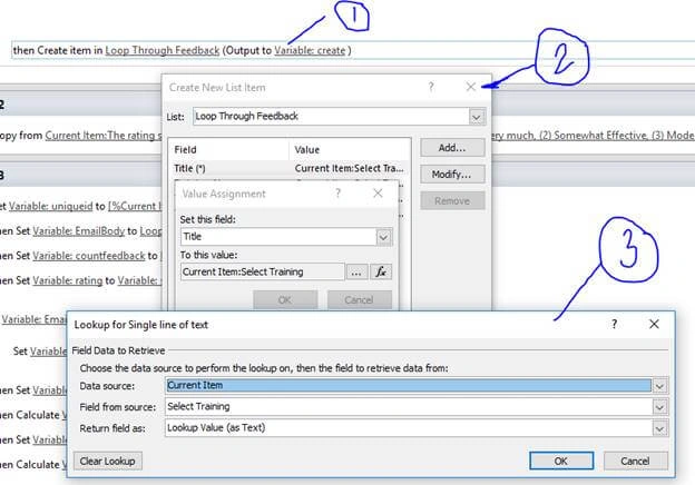 Updating Multiple Survey Feedback Using SP Designer Workflow