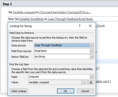 Updating Multiple Survey Feedback Using SP Designer Workflow