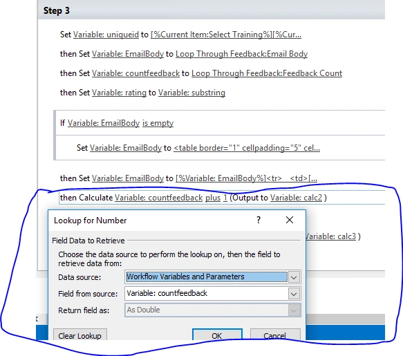 Updating Multiple Survey Feedback Using SP Designer Workflow