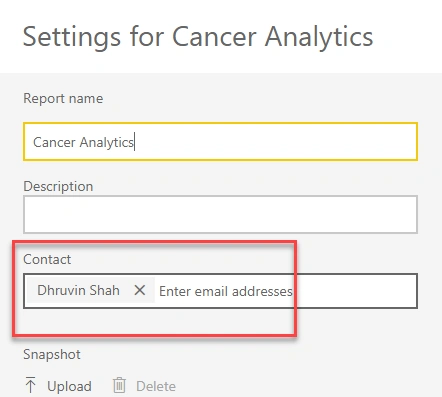 Power BI content