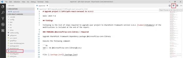 Upgrade SPFx Solutions With Office 365 CLI