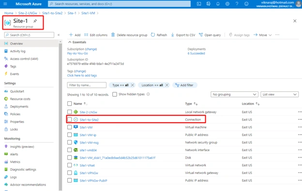 Upgrading the IPsec/IKE policy to the Azure Site-to-Site VPN Connection using the PowerShell Command