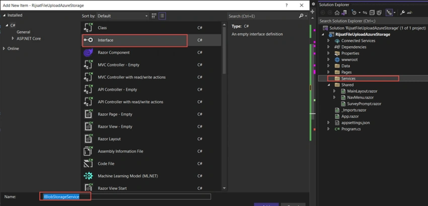 Upload and Delete Files in Azure Blob Storage Using Blazor Apps With .NET 7