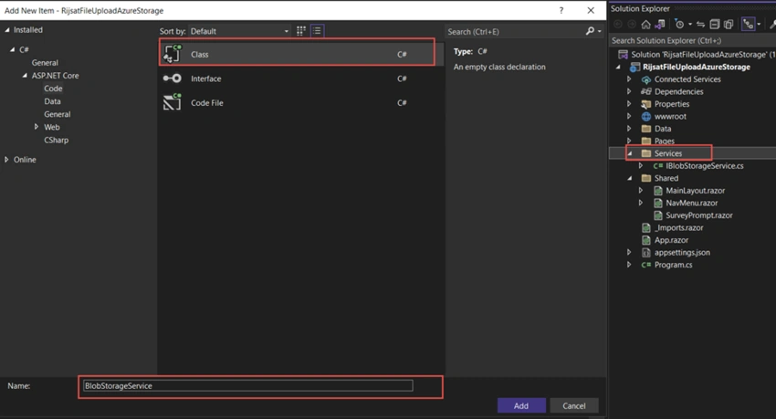 Upload and Delete Files in Azure Blob Storage Using Blazor Apps With .NET 7