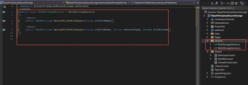 Upload and Delete Files in Azure Blob Storage Using Blazor Apps With .NET 7
