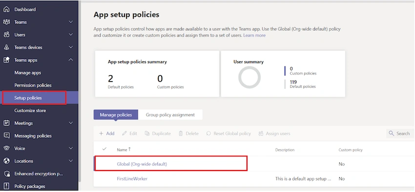 Upload apps in Teams by enabling Sideloading feature