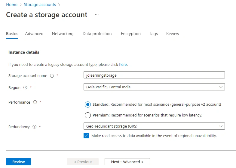 Upload File into Azure Blob Storage and Trigger Blob Storage using Azure Function