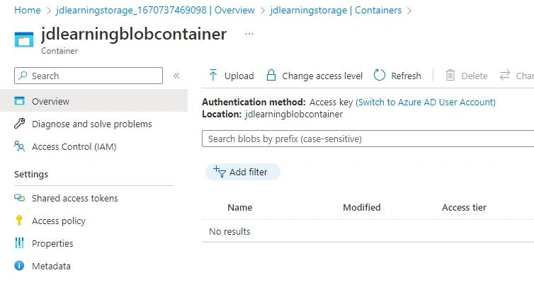 Upload File into Azure Blob Storage and Trigger Blob Storage using Azure Function