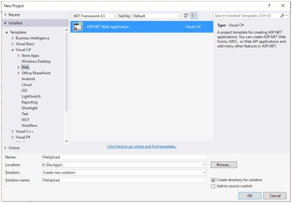 Create Application
