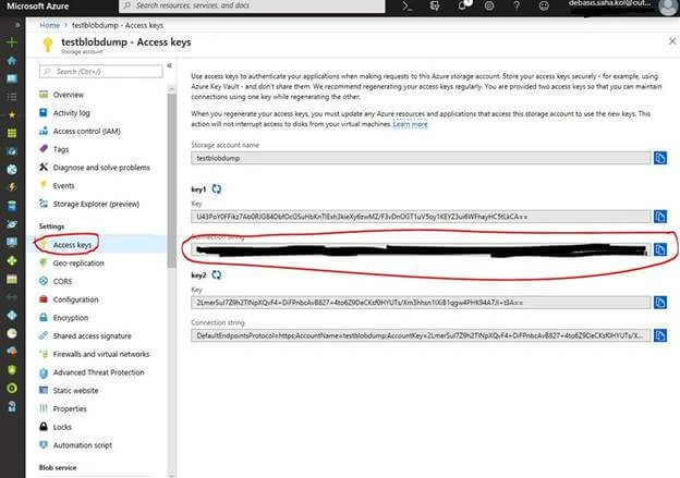 Upload Files In Azure Blob Storage Using ASP.NET Core