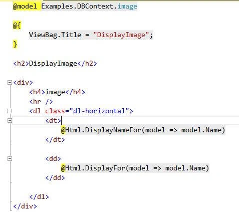Upload Image In Database And Retrieve From Database With Image Preview Using MVC