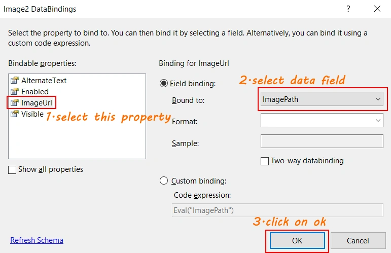 Upload Image Save In Database And Show In Gridview